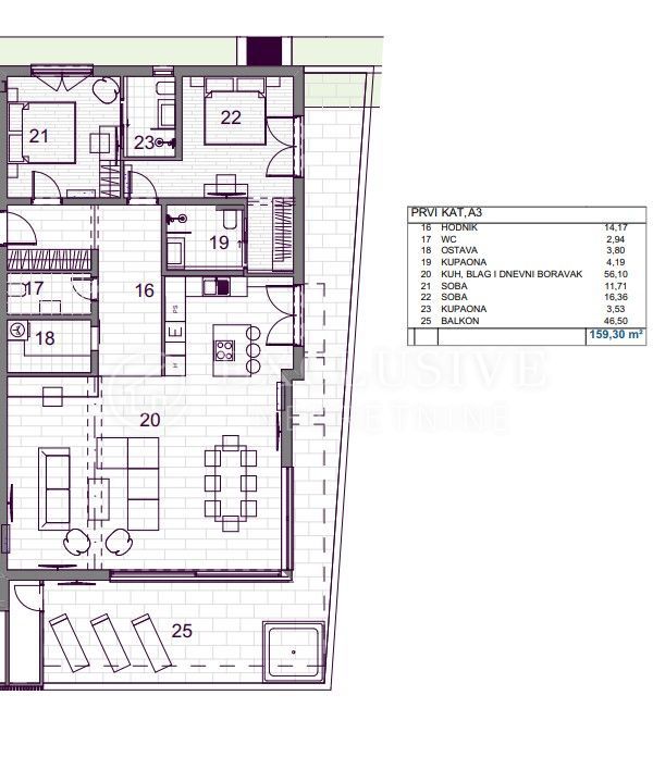 Stanovanje Opatija - Centar, Opatija, 195,46m2