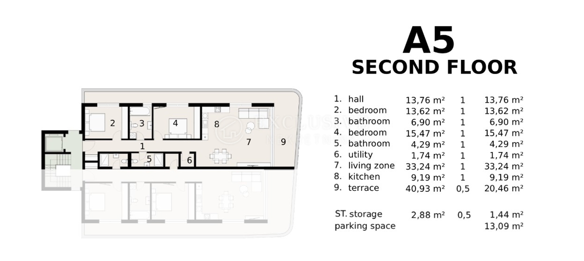 Stanovanje Ičići, Opatija - Okolica, 130m2