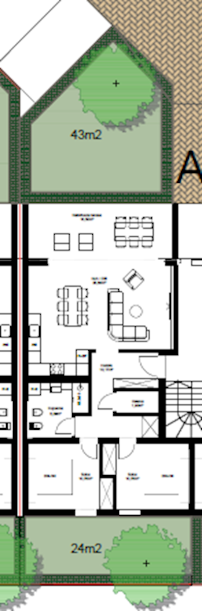 Stanovanje Tar, Tar-Vabriga, 76,50m2