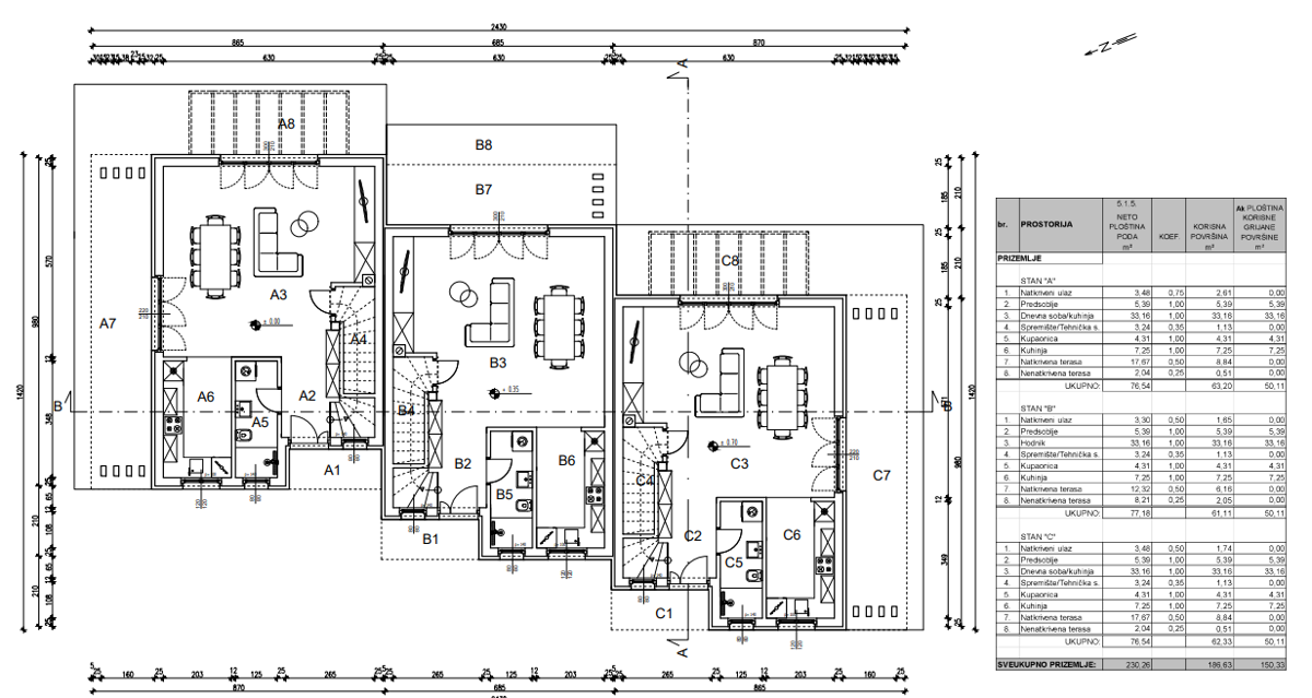 Funtana - moderna vrstna hiša 800 m od morja