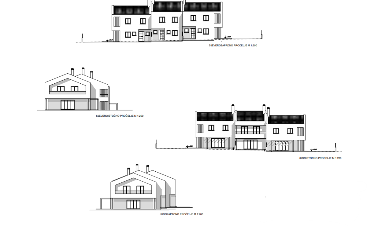 Funtana - moderna vrstna hiša 800 m od morja
