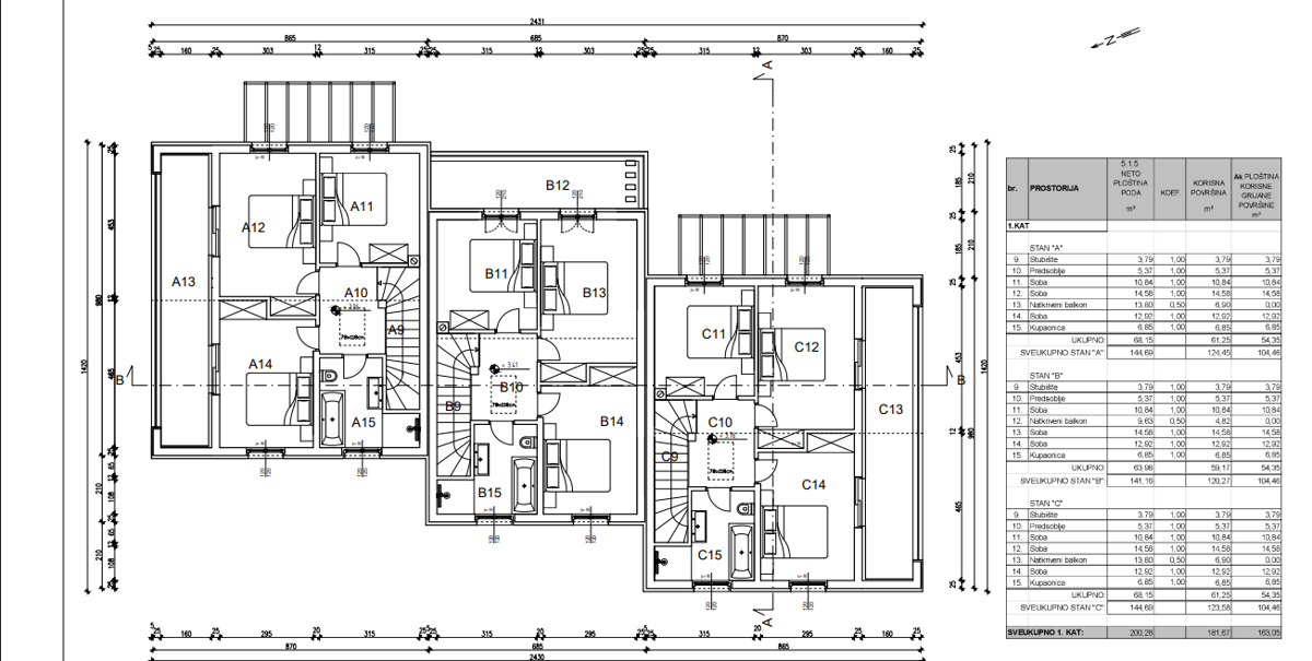 Funtana - moderna vrstna hiša 800 m od morja
