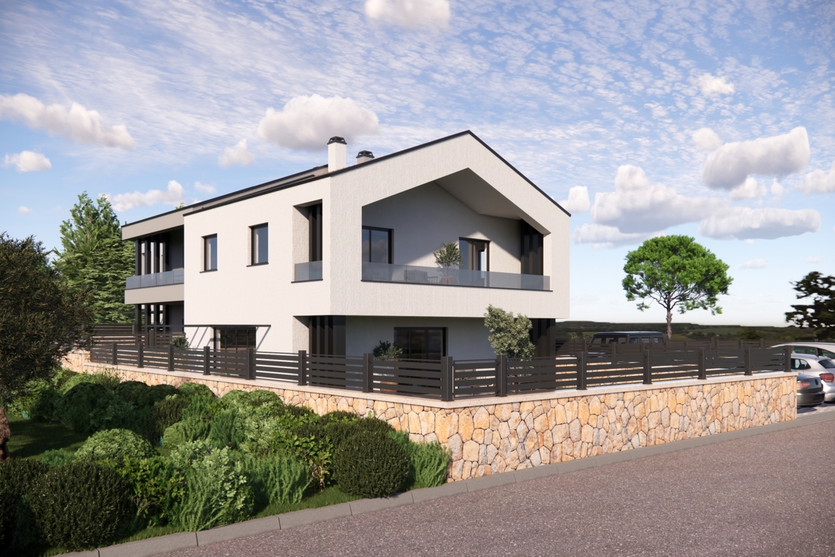 Funtana - moderna vrstna hiša 800 m od morja