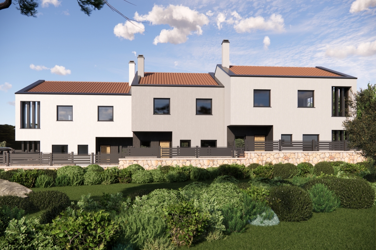 Funtana - moderna vrstna hiša 800 m od morja