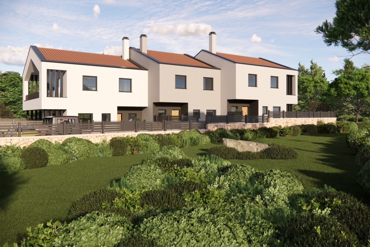 Funtana - moderna vrstna hiša 800 m od morja