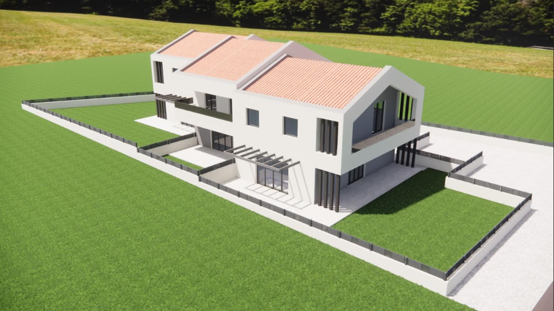 Funtana - moderna vrstna hiša 800 m od morja