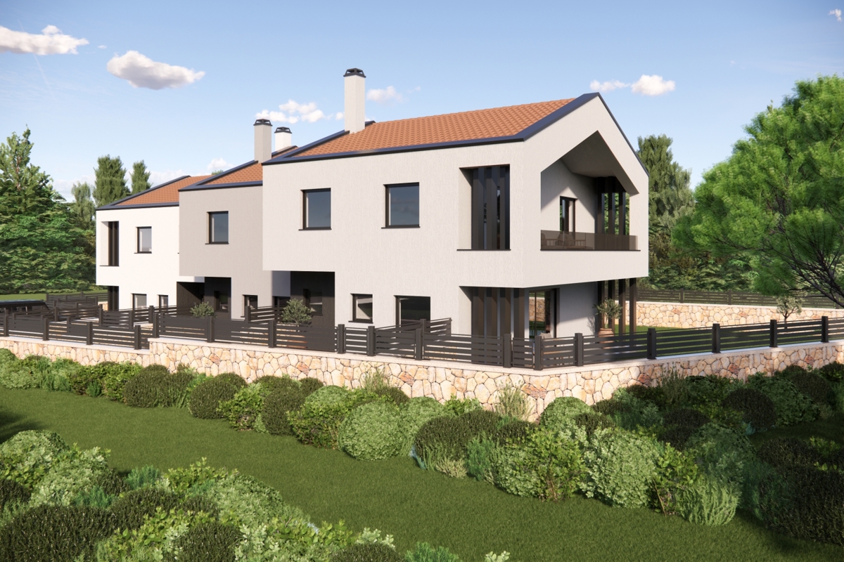 Funtana - moderna vrstna hiša 800 m od morja