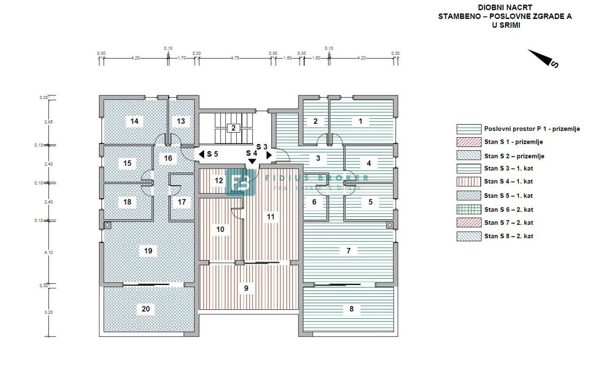 VODICE - SRIMA, novogradnja, 300 m od plaže, 3 spalnice