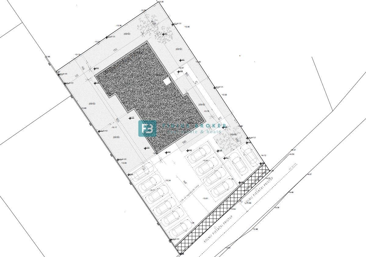 ŠIBENIK - BRODARICA, nov projekt, 2. nadstropje, terasa, 550 m do plaže, 2 parkirni mesti