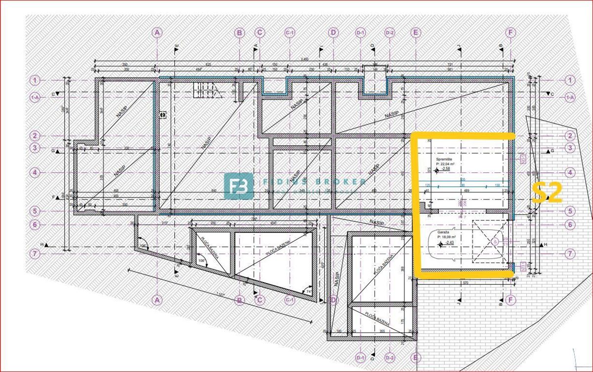 VODICE, novogradnja, luksuzno opremljena hiša, pogled na morje, bazen, garaža