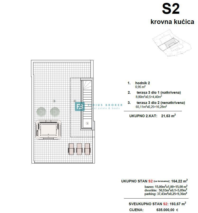 VODICE, nov projekt, luksuzna hiša, bazen, panoramski pogled, vrt, S2