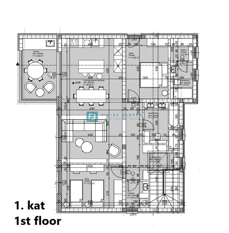 ŠIBENIK BILICE, nova luksuzna vila z 2 ločenima apartmajema, 400 m od morja