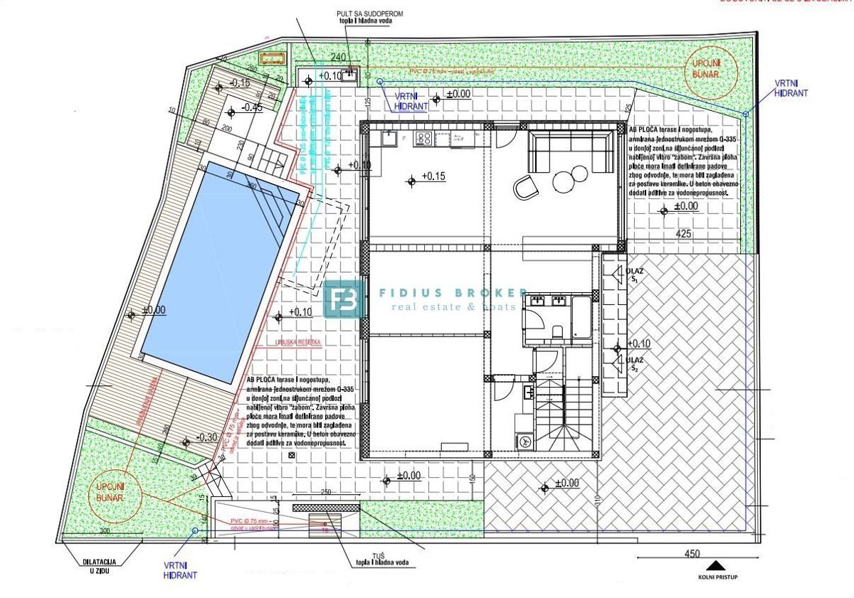 ŠIBENIK BILICE, nova luksuzna vila z 2 ločenima apartmajema, 400 m od morja