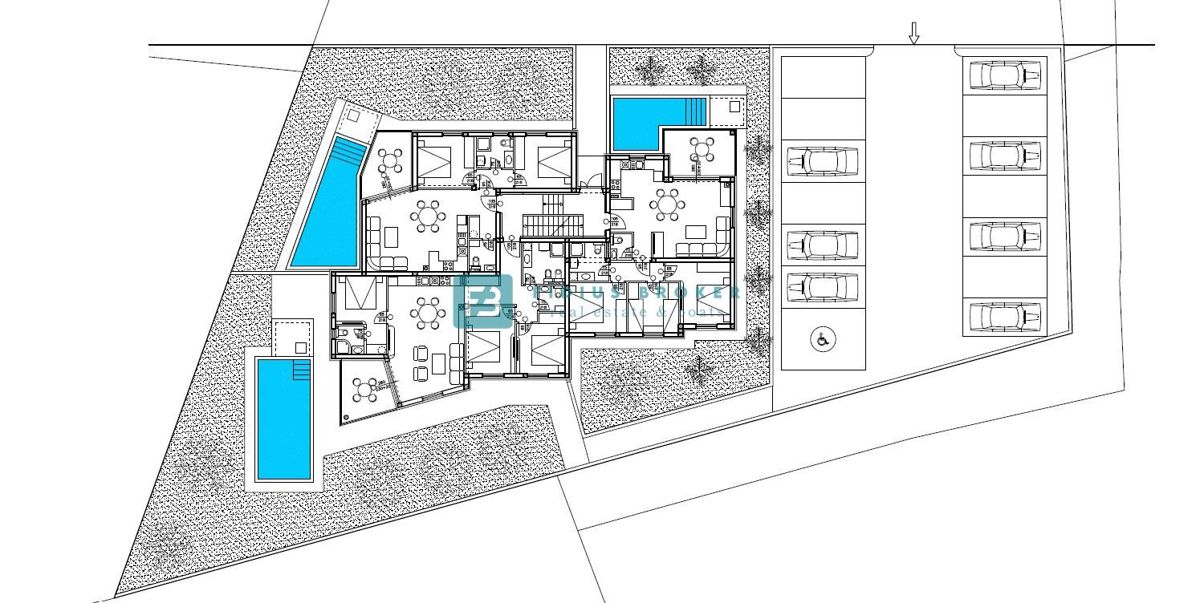 Apartmaj Tribunj, 92,56m2