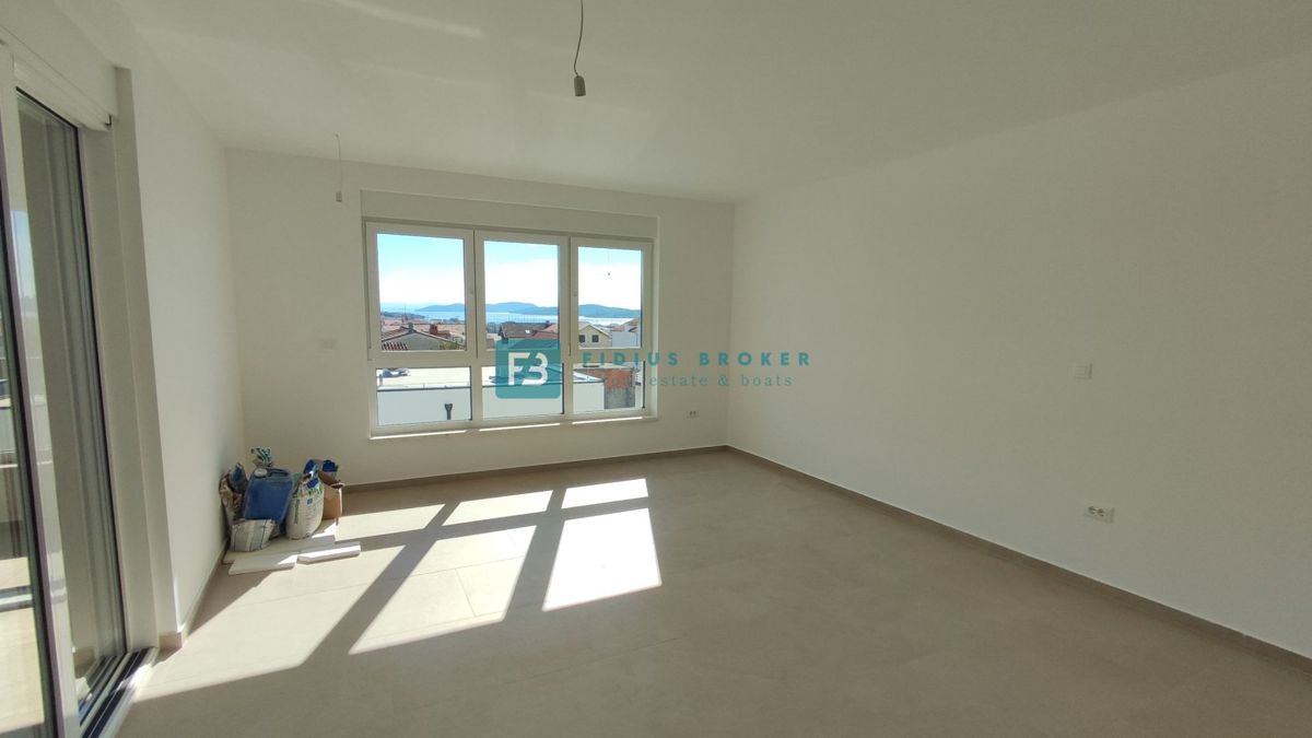 VODICE, novogradnja, 2. nad., pogled na morje, shramba, S6