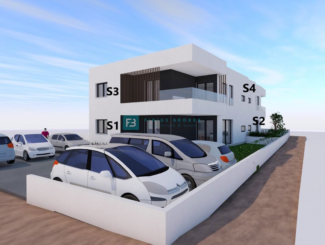 VODICE, novogradnja, pritličje, vrt 51 m2, 3 spalnice, shramba