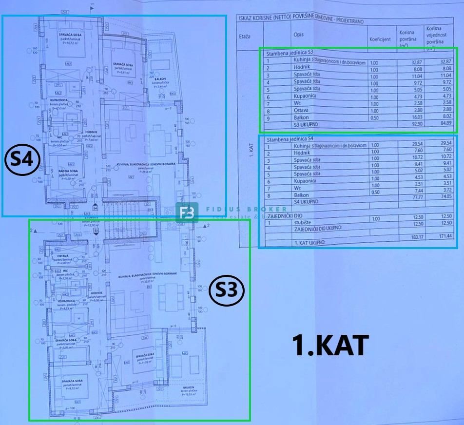 VODICE, novogradnja, pritličje, vrt 51 m2, 3 spalnice, shramba