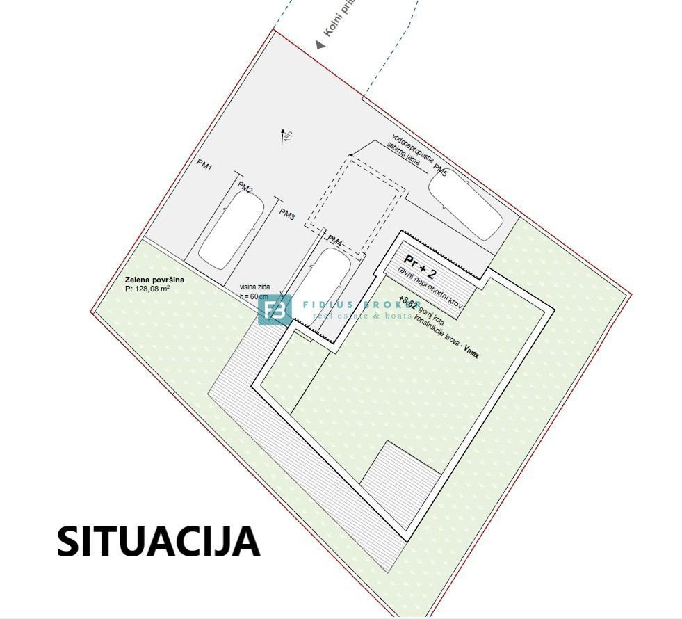 VODICE, novogradnja, vseljivo, 1. nadstropje, terasa, mirna lokacija