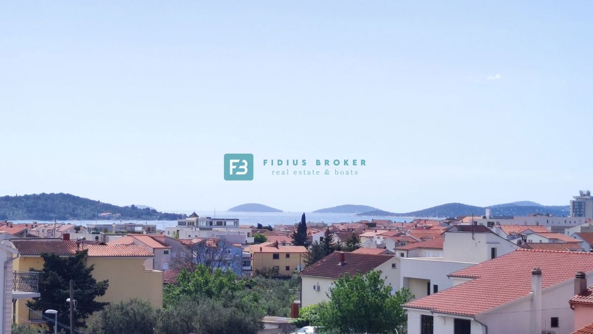 VODICE, novogradnja, 2. nad., pogled na morje, shramba, S6