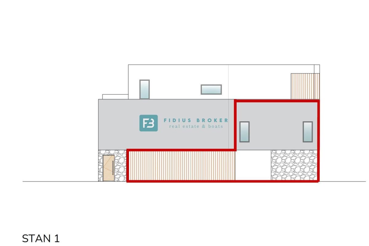 Apartmaj Vodice, 121,73m2
