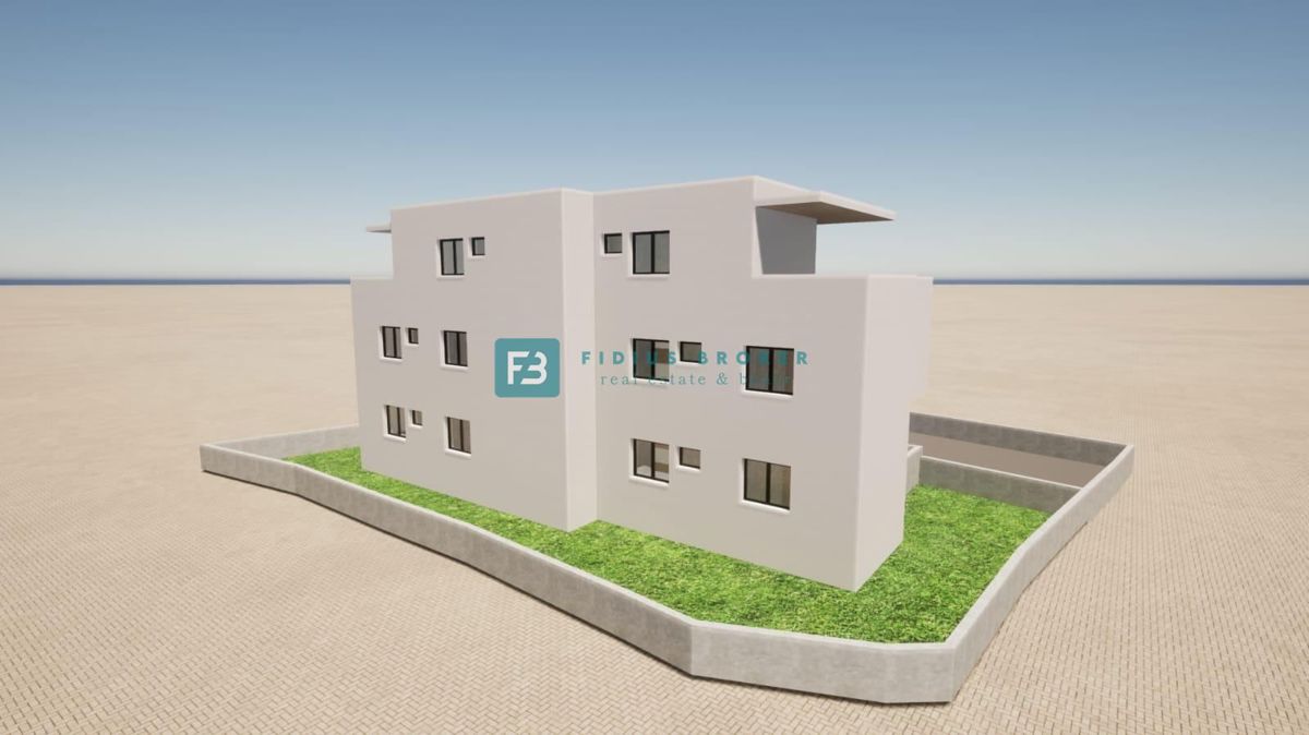 VODICE, novogradnja, pritličje, vrt 84 m2, 2 spavaće sobe