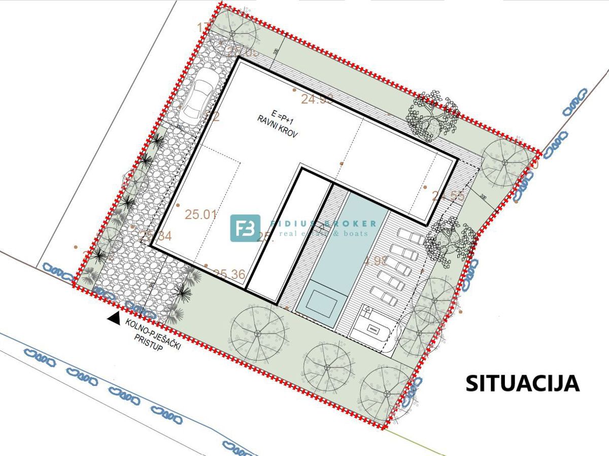 VODICE, nova, luksuzno opremljena vila, bazen, garaža, wellness, telovadnica, razgled