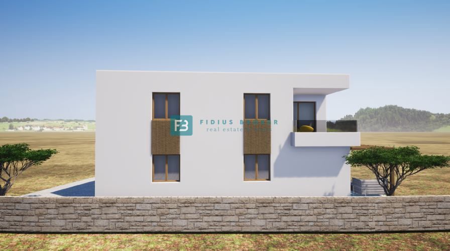 VODICE, nov projekt, dupleks stanovanje, vrt 86 m2, 4 spalnice, shramba