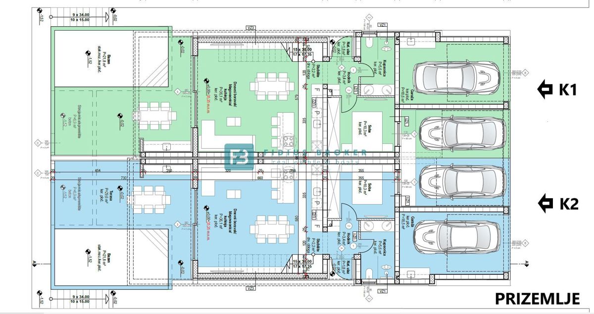 Hiša Vodice, 219,30m2