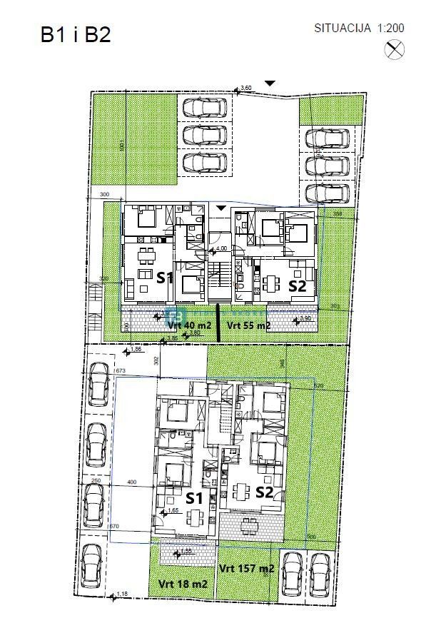 Apartmaj Brodarica, Šibenik - Okolica, 77,60m2