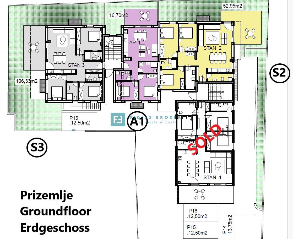 Apartmaj Vodice, 119,10m2