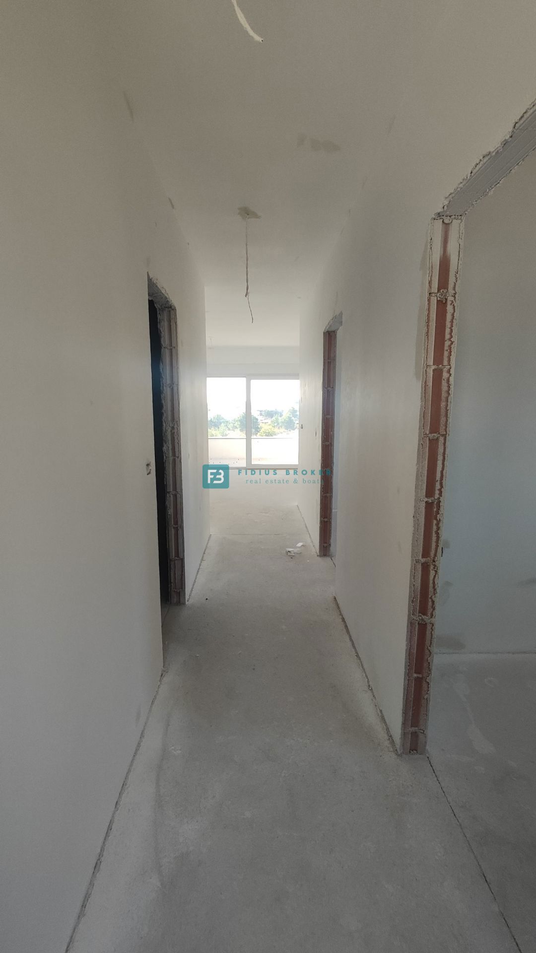 VODICE, novogradnja, dvoetažno stanovanje, pogled na morje, strešna terasa