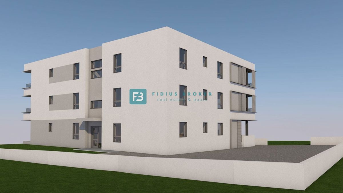 VODICE, novogradnja, 1. nadstropje, pogled na morje, 3 spalnice, 2 parkirni mesti