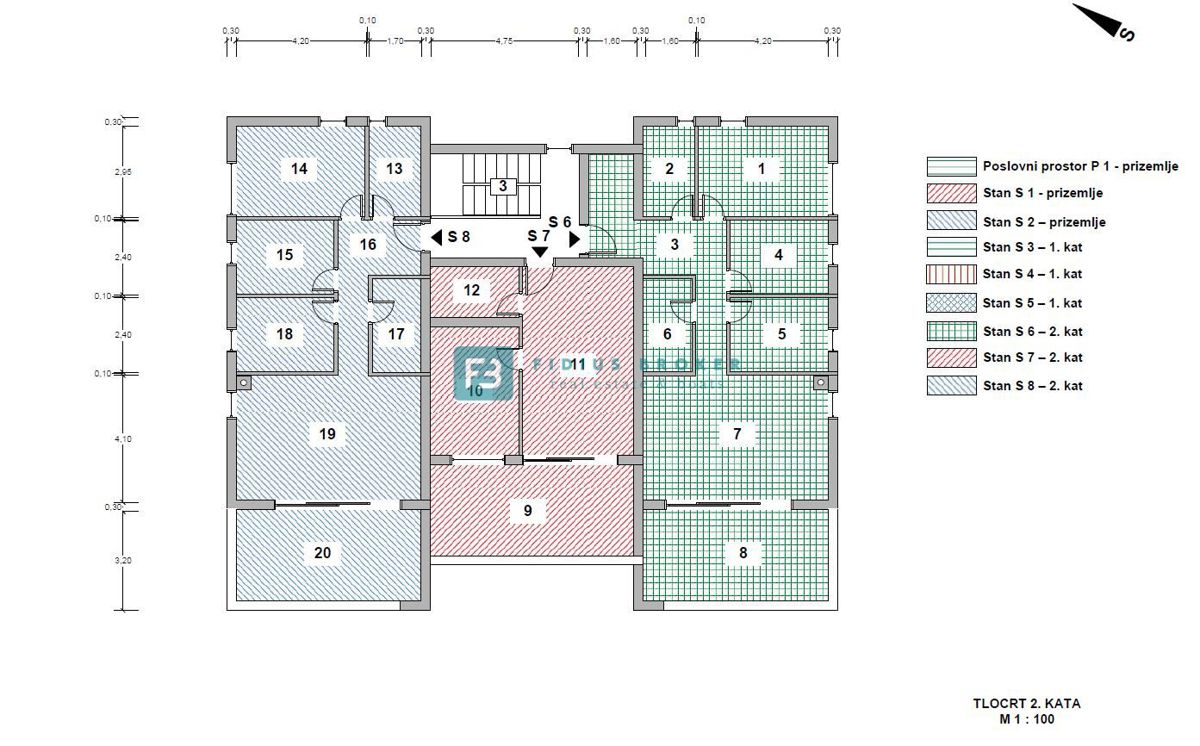 SRIMA, novogradnja, top lokacija, 300 m od morja, 3sob