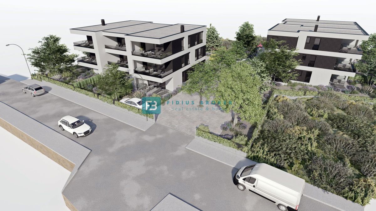 VODICE - SRIMA, novogradnja, top lokacija, 300 m od morja, 3sob