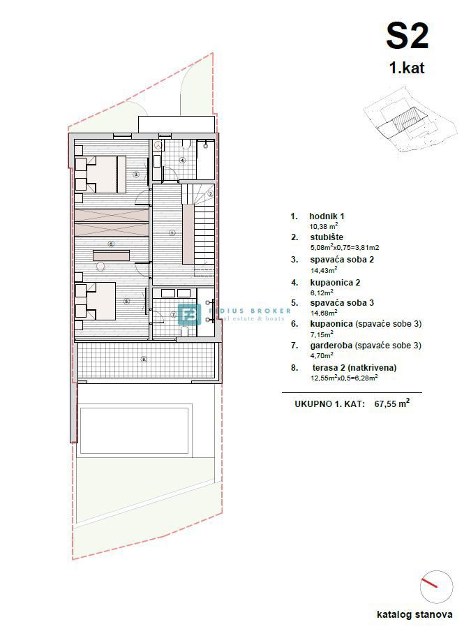 VODICE, novo, luksuzna hiša, bazen, panoramski pogled, vrt, S2