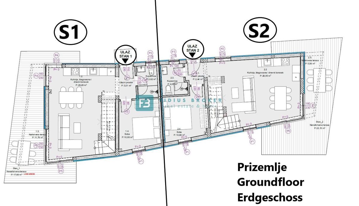 Hiša Žaborić, Šibenik - Okolica, 111,40m2