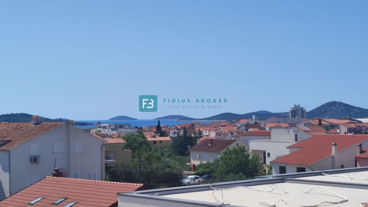 VODICE, novogradnja, 2. nad., pogled na morje, shramba, S6