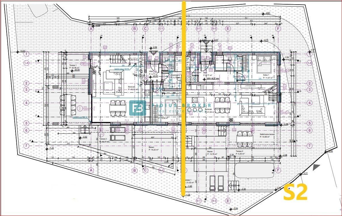 VODICE, novogradnja, luksuzno opremljena hiša, pogled na morje, bazen, garaža
