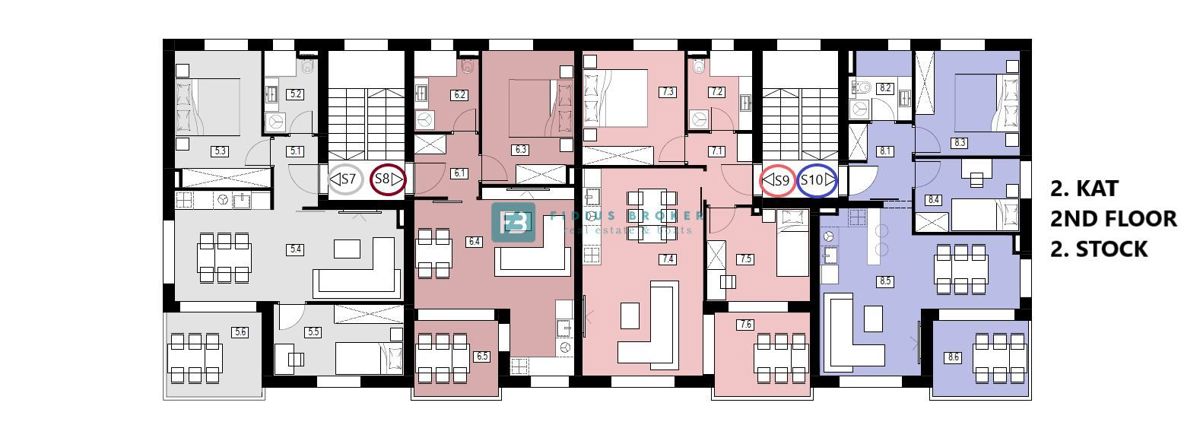 Apartmaj Vodice, 71,30m2