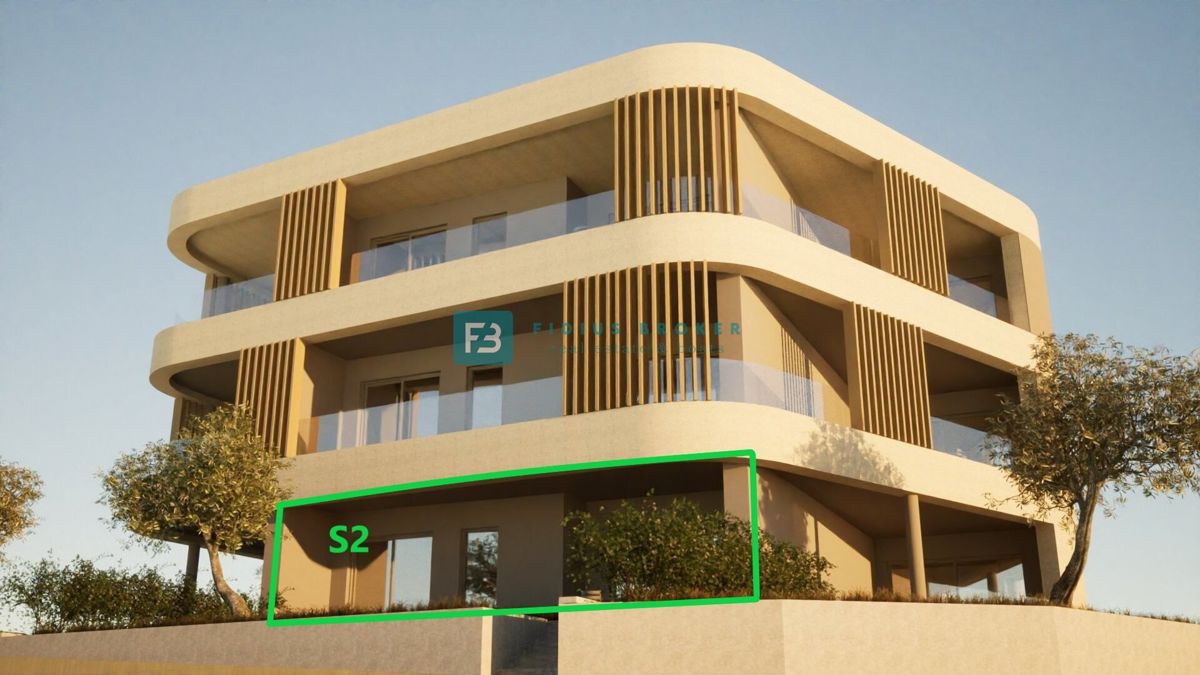 VODICE, novo, vrhunska lokacija, 50 m do plaže, pritličje, vrt