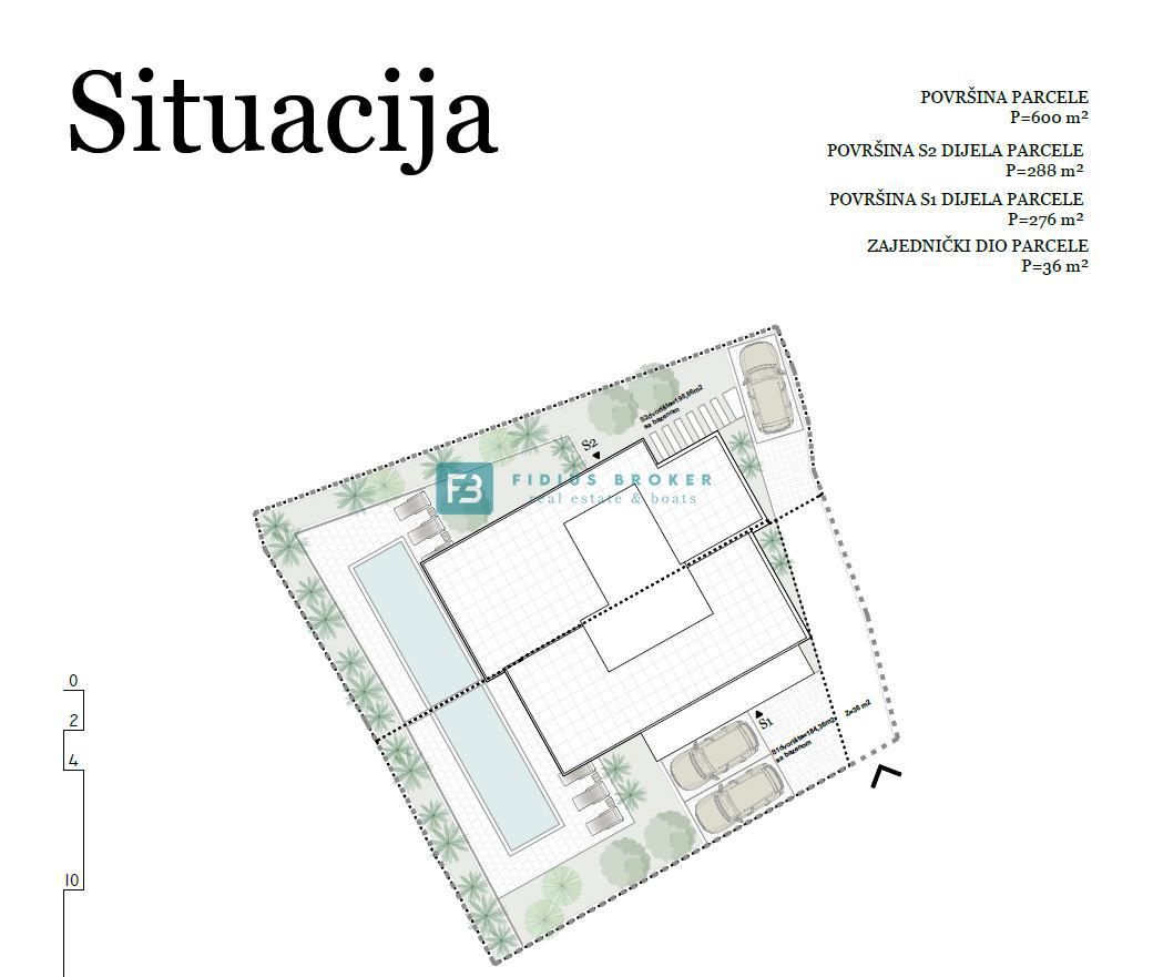 VODICE, nov projekt, luksuzno stanovanje, panoramski pogled na morje, bazen, strešna terasa, S1