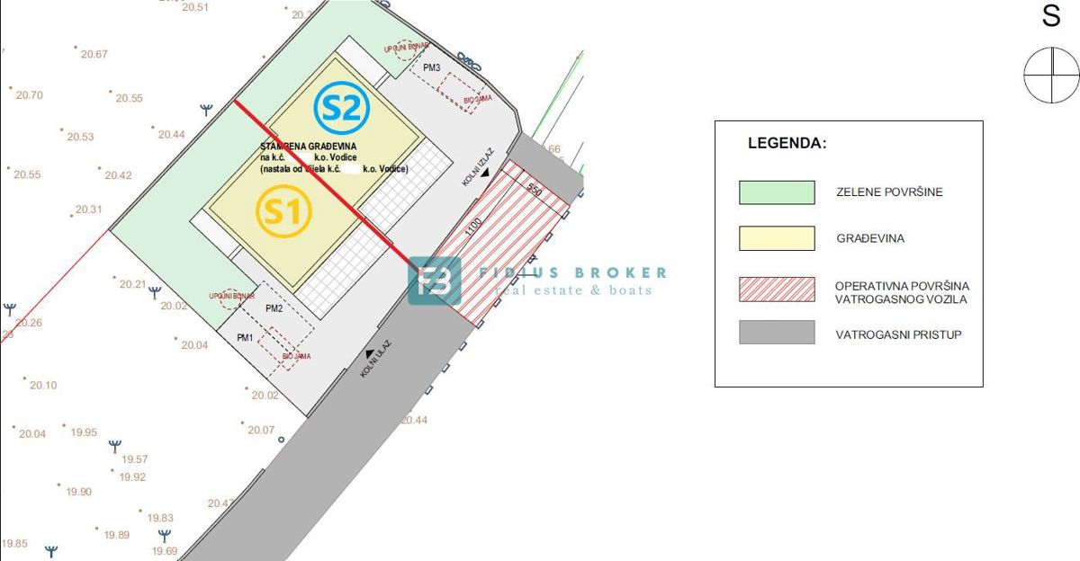 VODICE, novogradnja, dvojček, vrt 166 m2, mirna lokacija, S2