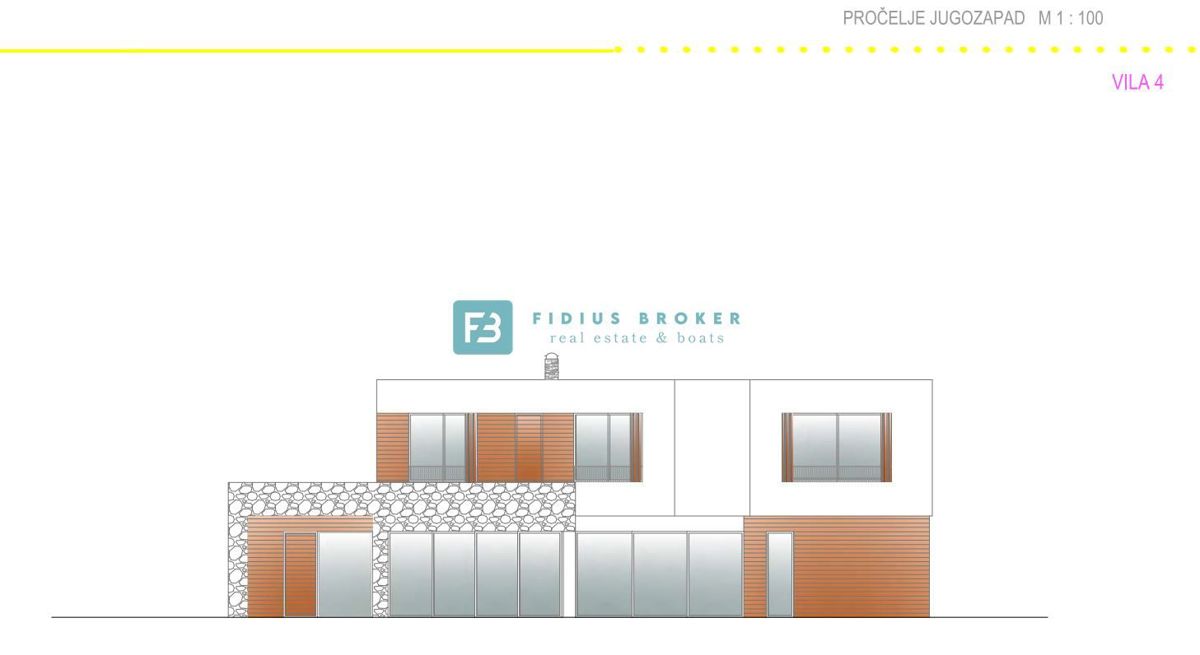 VODICE, nov projekt, luksuzna vila, pogled na morje, bazen, V4