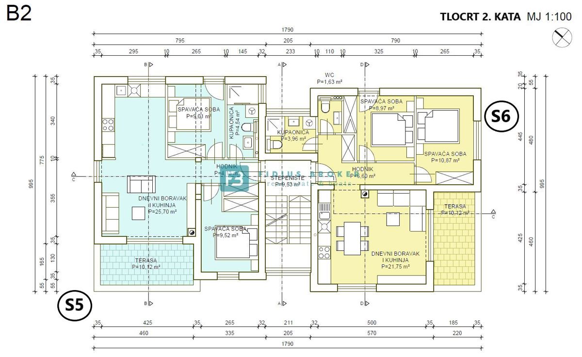 Apartmaj Brodarica, Šibenik - Okolica, 81,34m2