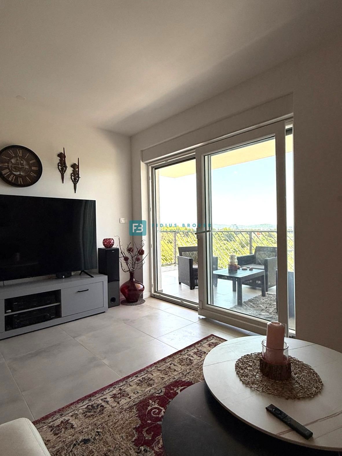 VODICE, novo, moderno opremljeno stanovanje, pogled na morje, terasa