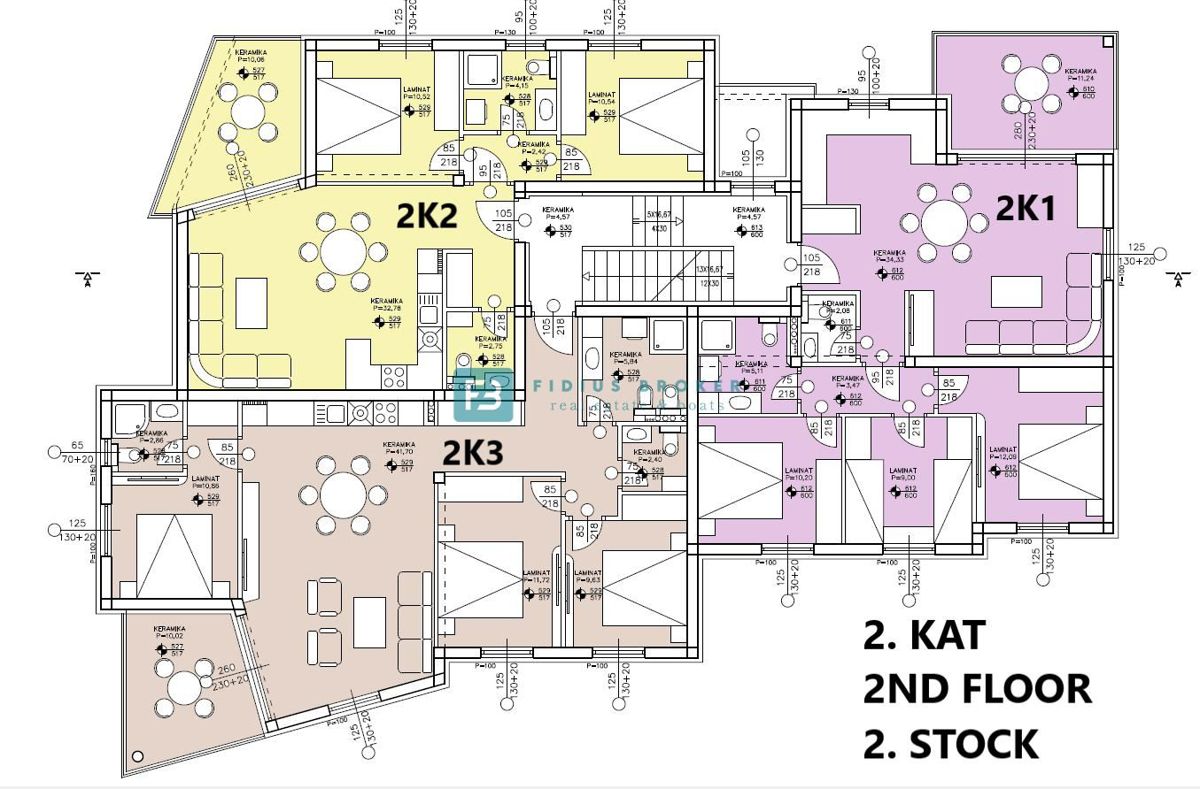 Apartmaj Tribunj, 92,56m2
