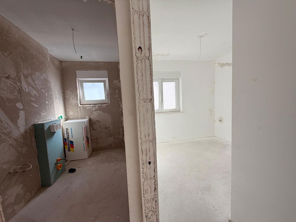 VODICE, novogradnja, dvoetažno stanovanje, pogled na morje, strešna terasa