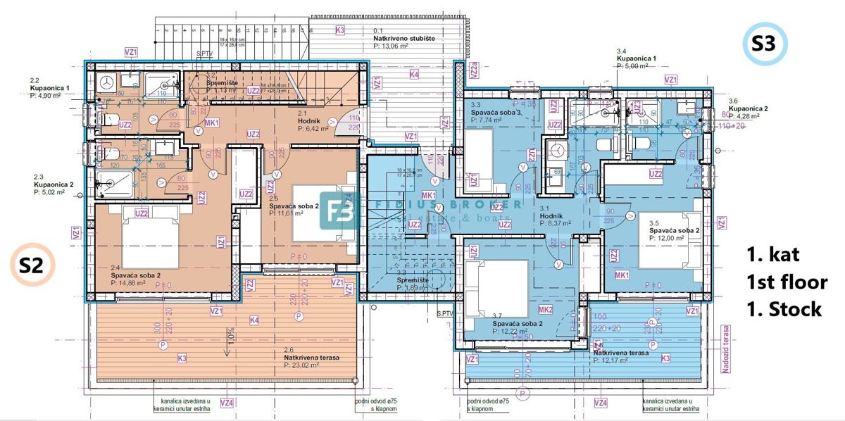 TRIBUNJ, nov projekt, luksuzno stanovanje, pritličje, bazen, vrt 100 m2