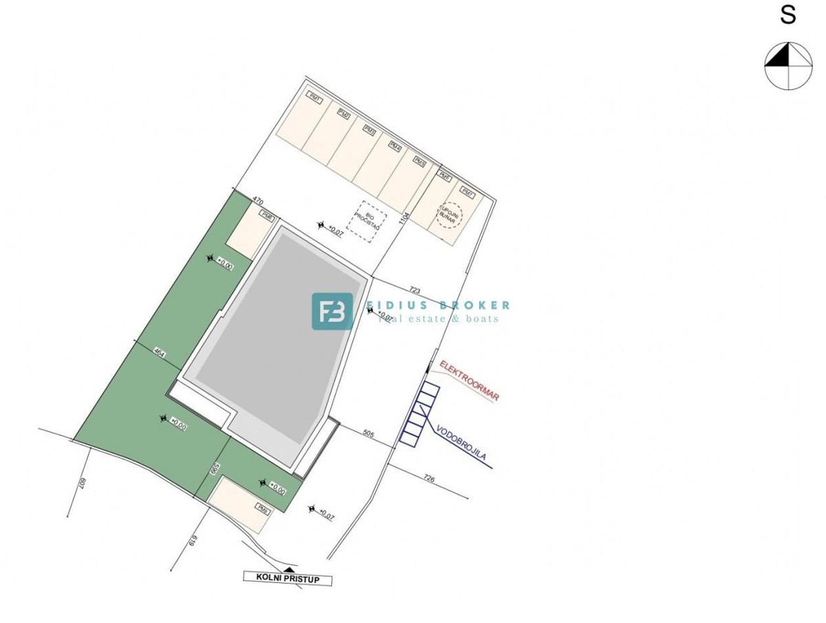 VODICE, novogradnja, moderno stanovanje, terasa, 2 spalnici