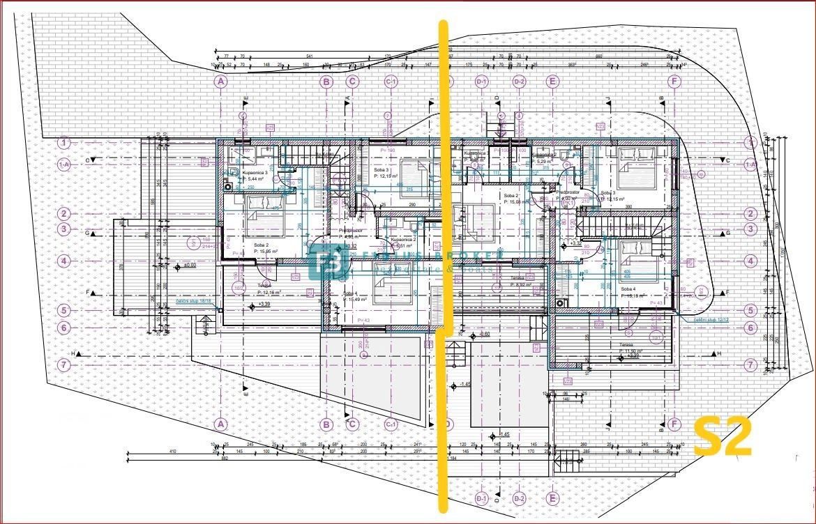 VODICE, novogradnja, luksuzno opremljena hiša, pogled na morje, bazen, garaža